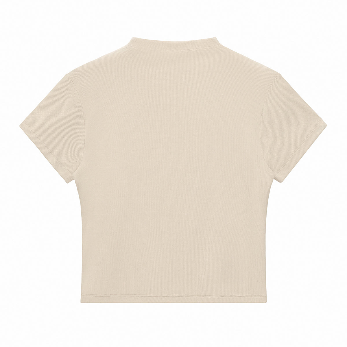 Minimal Textured Knit Fit T-Shirt