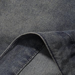 Shorts vaqueros con mariposas bordadas y adornados con perlas