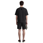 Vintage Wash Relaxed Linen-Cotton Blend Short Sleeve T-Shirt