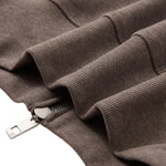 Quiet Luxury Old Money Zip‑Up Hoodie Sweatshirt