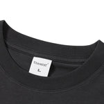 Camiseta destructiva de peso pesado con borde crudo de 10 oz