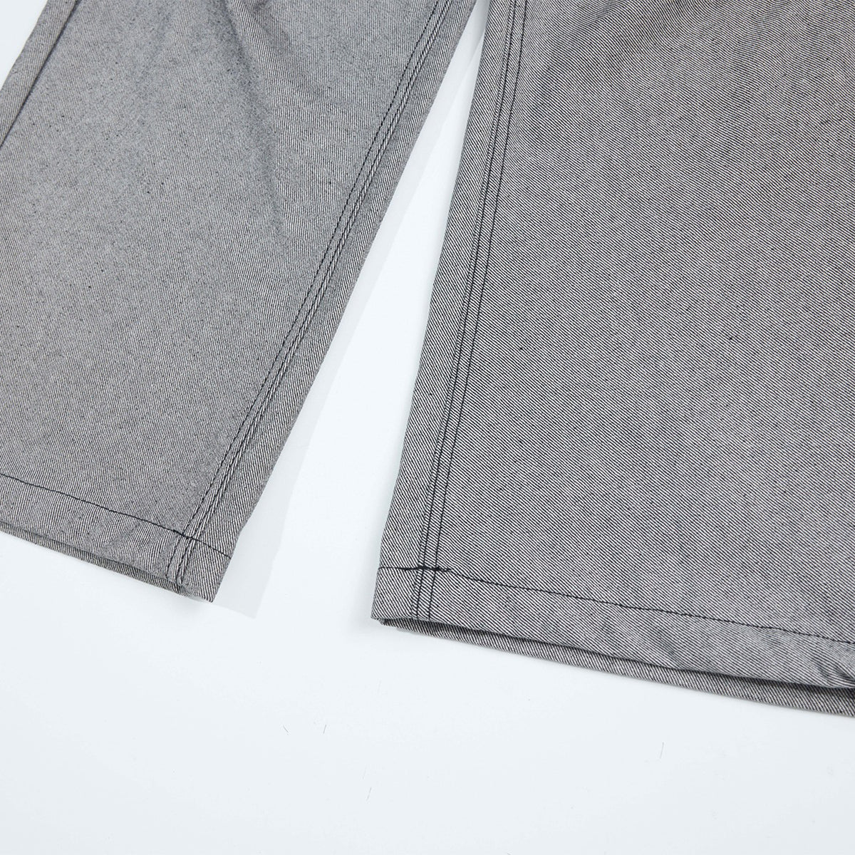 Vintage-Inspired High-End Button Wide-Leg Denim Pants