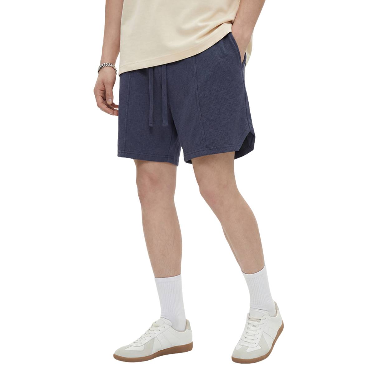 Shorts holgados vintage con lavado intenso