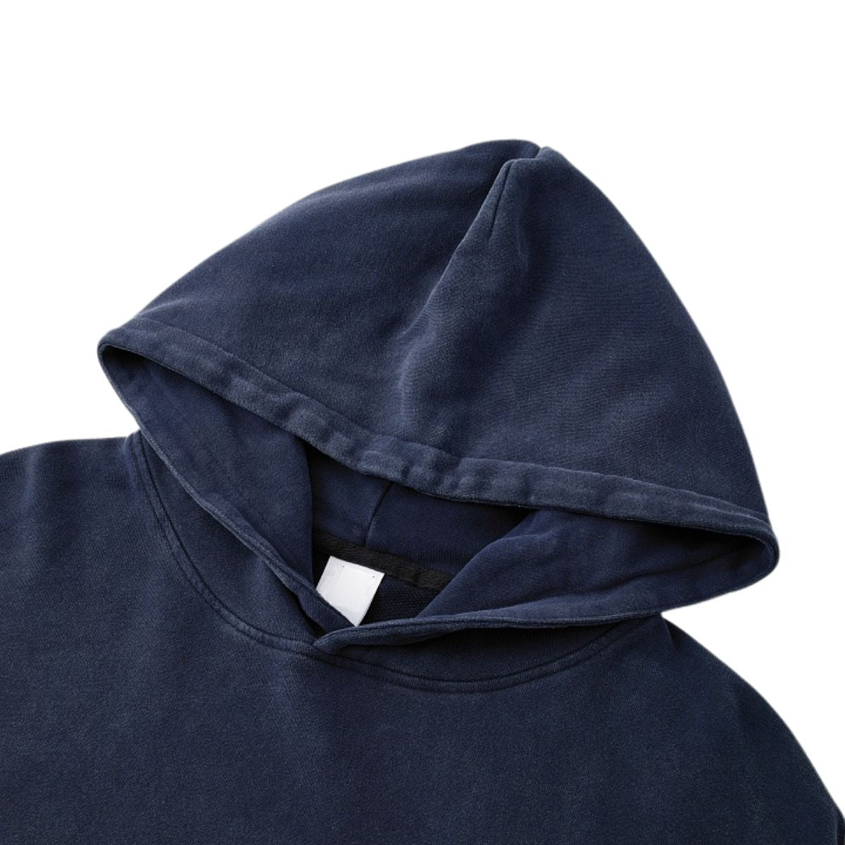 Vintage 370G Brushed Cotton Snow‑Washed Boxy Drop‑Shoulder Hoodie
