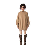 Heavyweight Cotton Washed Vintage Mid‑Length Sweatshirt