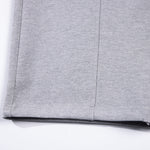 Relaxed Streetwear Deconstructed Curved Blade Joggers