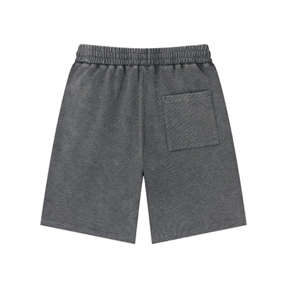Bermudas con lavado vintage y salpicaduras de tinta