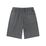 Bermudas con lavado vintage y salpicaduras de tinta