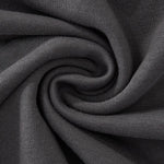 V Neck Contrast Color Drop Shoulder Sweatshirt Loose Fit Ribbed Cuffs