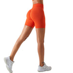 Pantalones cortos de entrenamiento de cintura alta y secado rápido