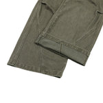 Vintage Washed Seam‑Detail Wide Leg Trousers