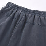 Contrast Side-Stripe Cotton Sweatpants