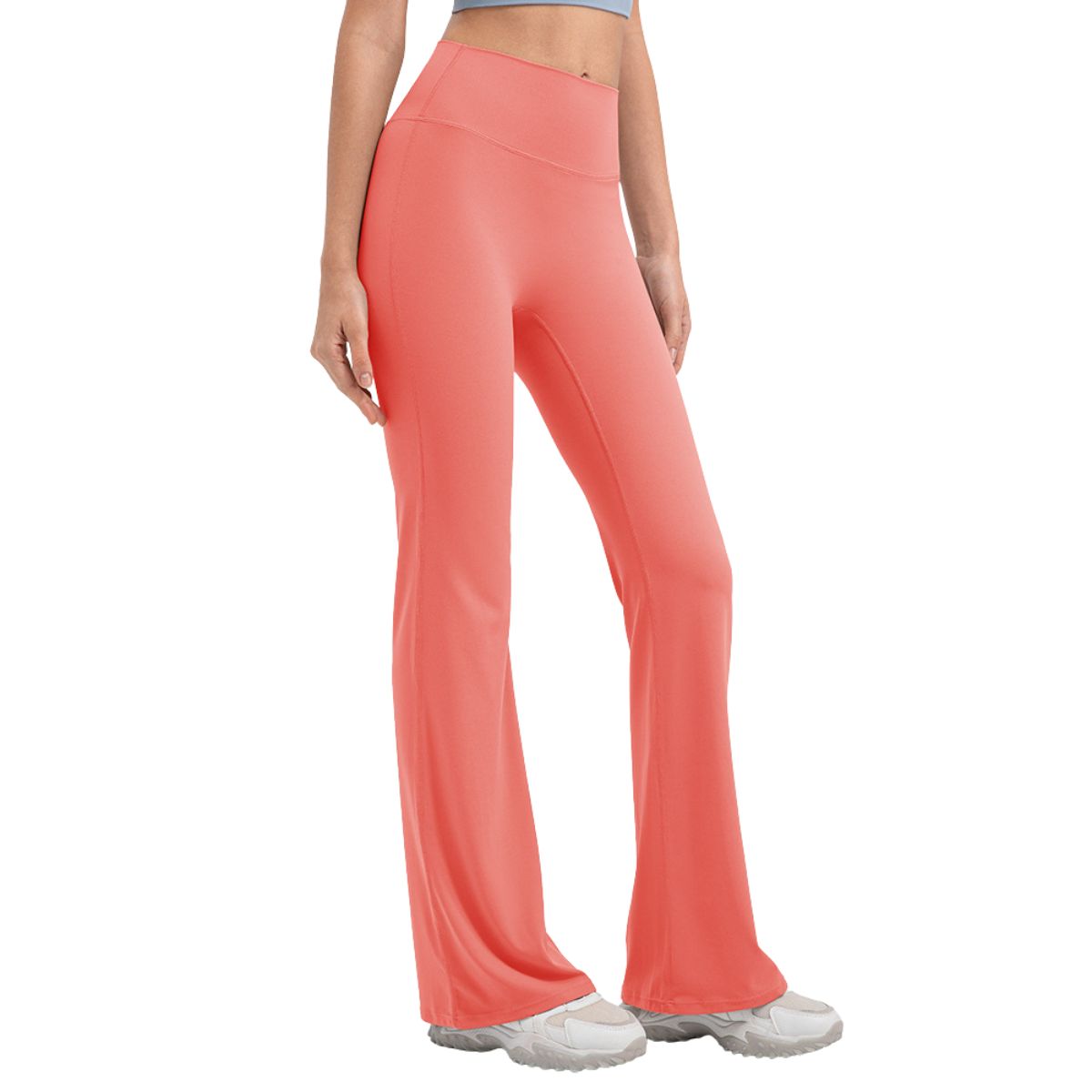 High Waist Micro Flare Yoga Pants for Women Moisture