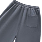 Vintage Washed Heavyweight Drawstring Wide Leg Casual Pants
