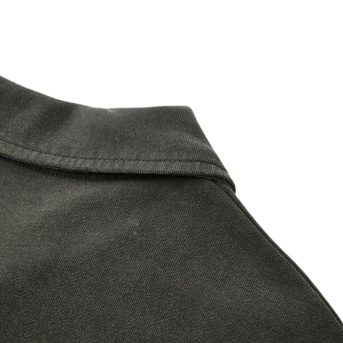 Seagull‑Collar Polo Vintage Washed Half‑Placket Sweatshirt