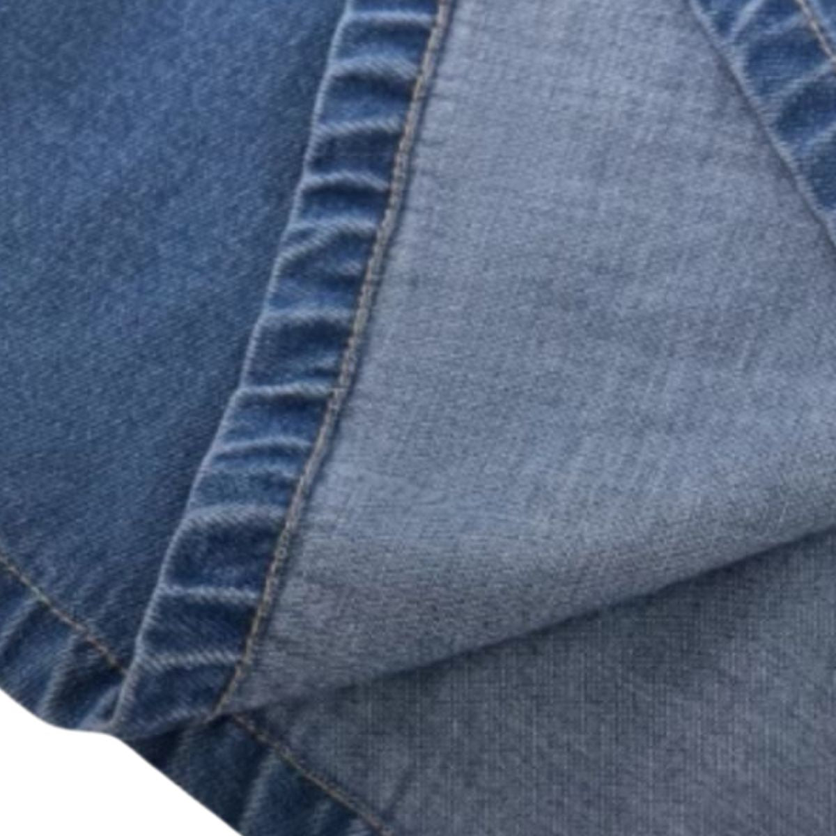 Relaxed Fit Sleeveless Denim Midi Dress