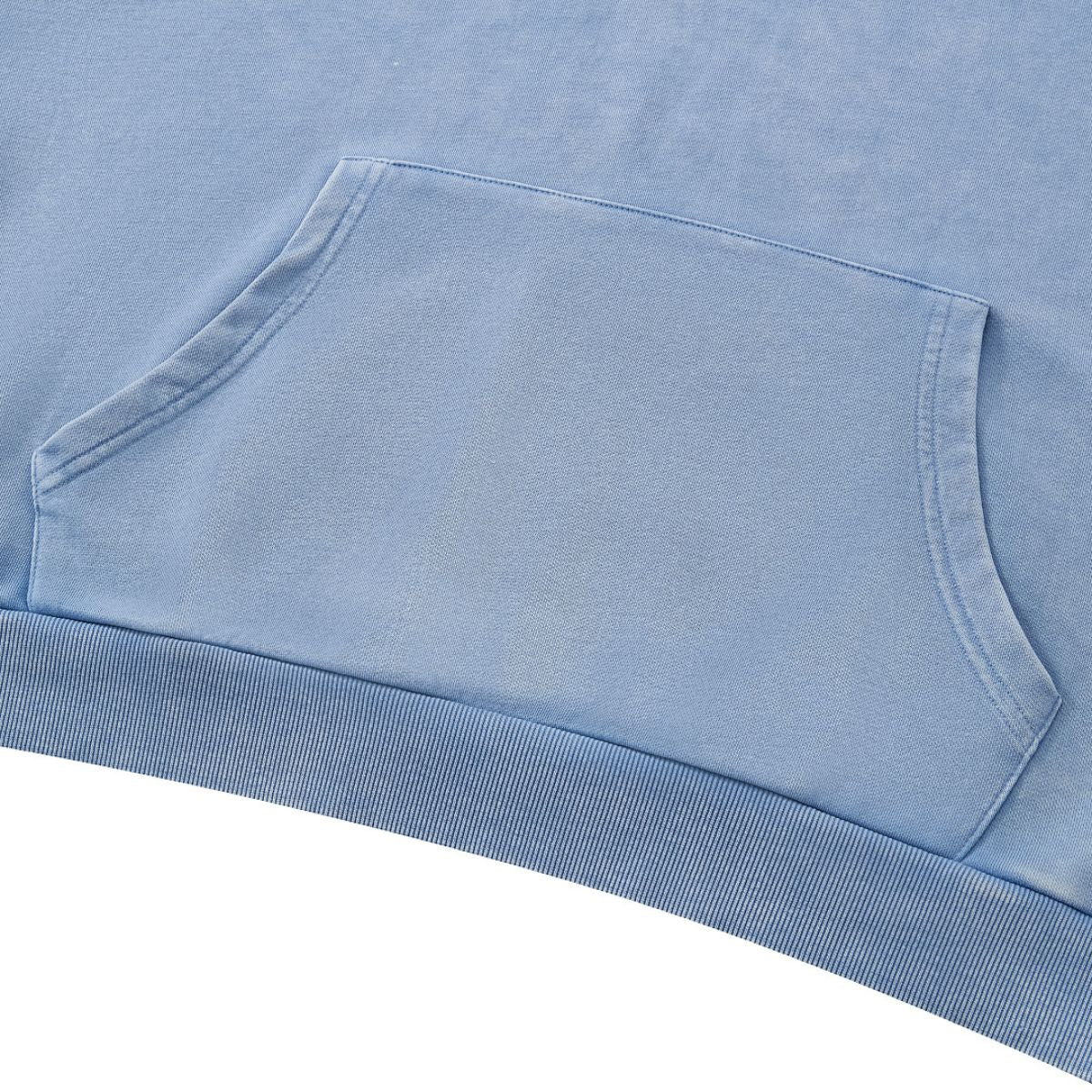 Washed Distressed Loose Casual Hoodie