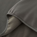 Boxy Contrast Webbing High Neck Face‑Cover Hoodie