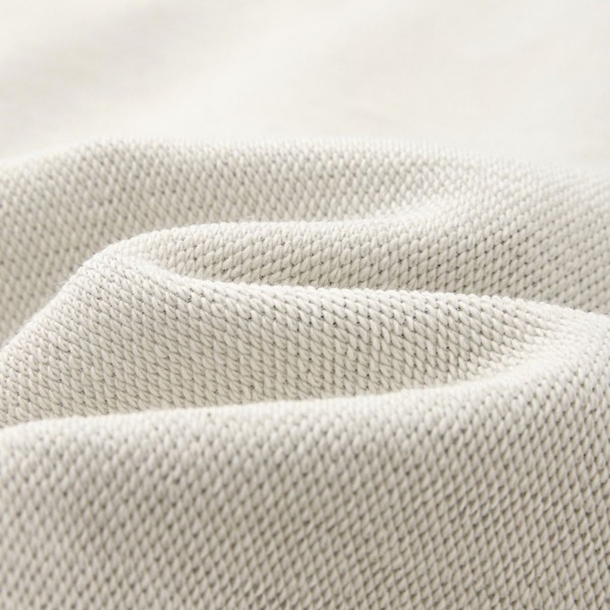 Quiet Luxury Melange Half-Placket Polo Sweatshirt