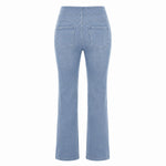 Vintage Washed High Waist Straight Leg Jeans