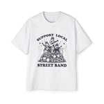Support Local Raccoon Music Band Graphic Tee-INNBLAC Fashion Apparel