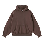 Sudadera con capucha de felpa de novio de gran tamaño