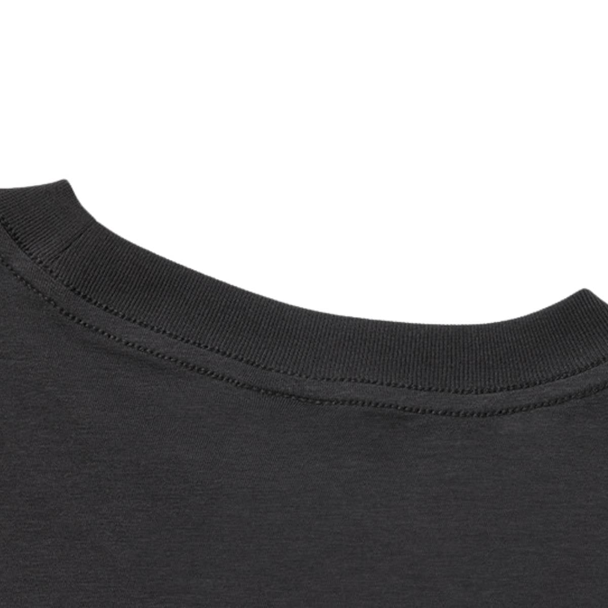 Camiseta destructiva de peso pesado con borde crudo de 10 oz