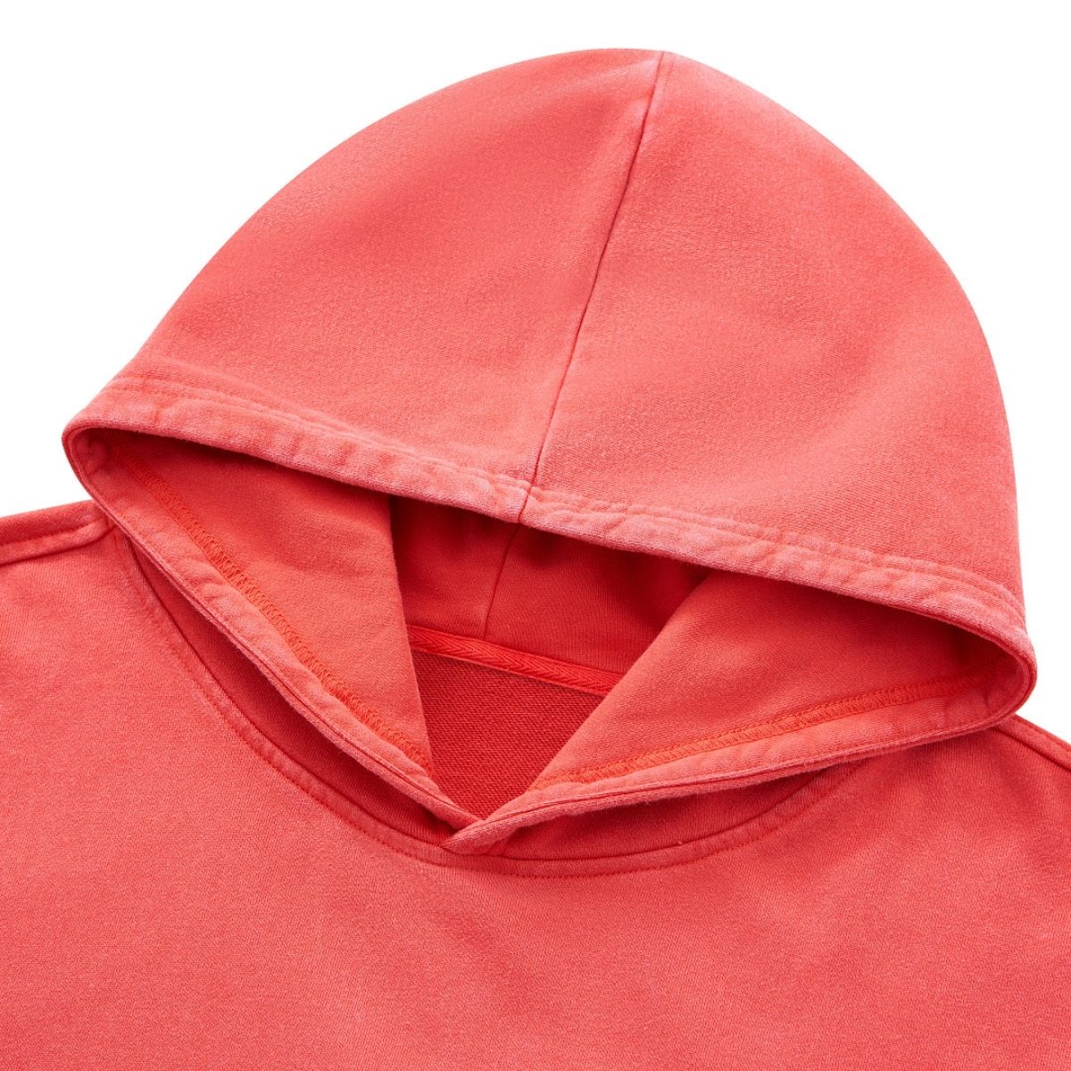 Cotton Heavyweight Washed Distressed Terry Hoodie