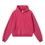 Snow Wash Vintage Distressed Ripped Hoodie