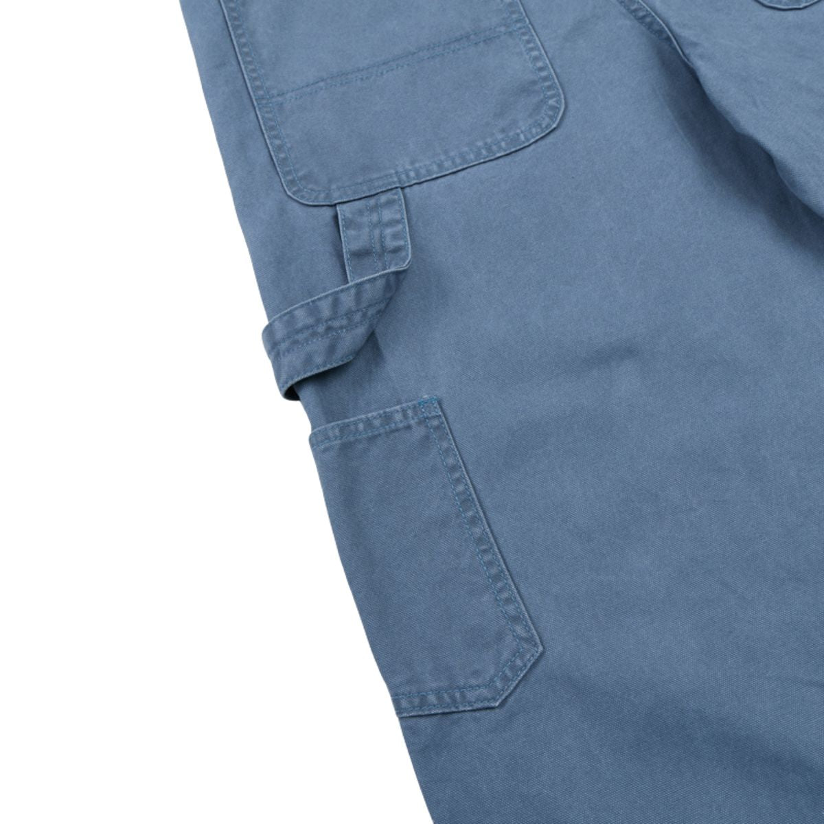 Printed Adjustable Waist Cargo Wide‑Leg Pants