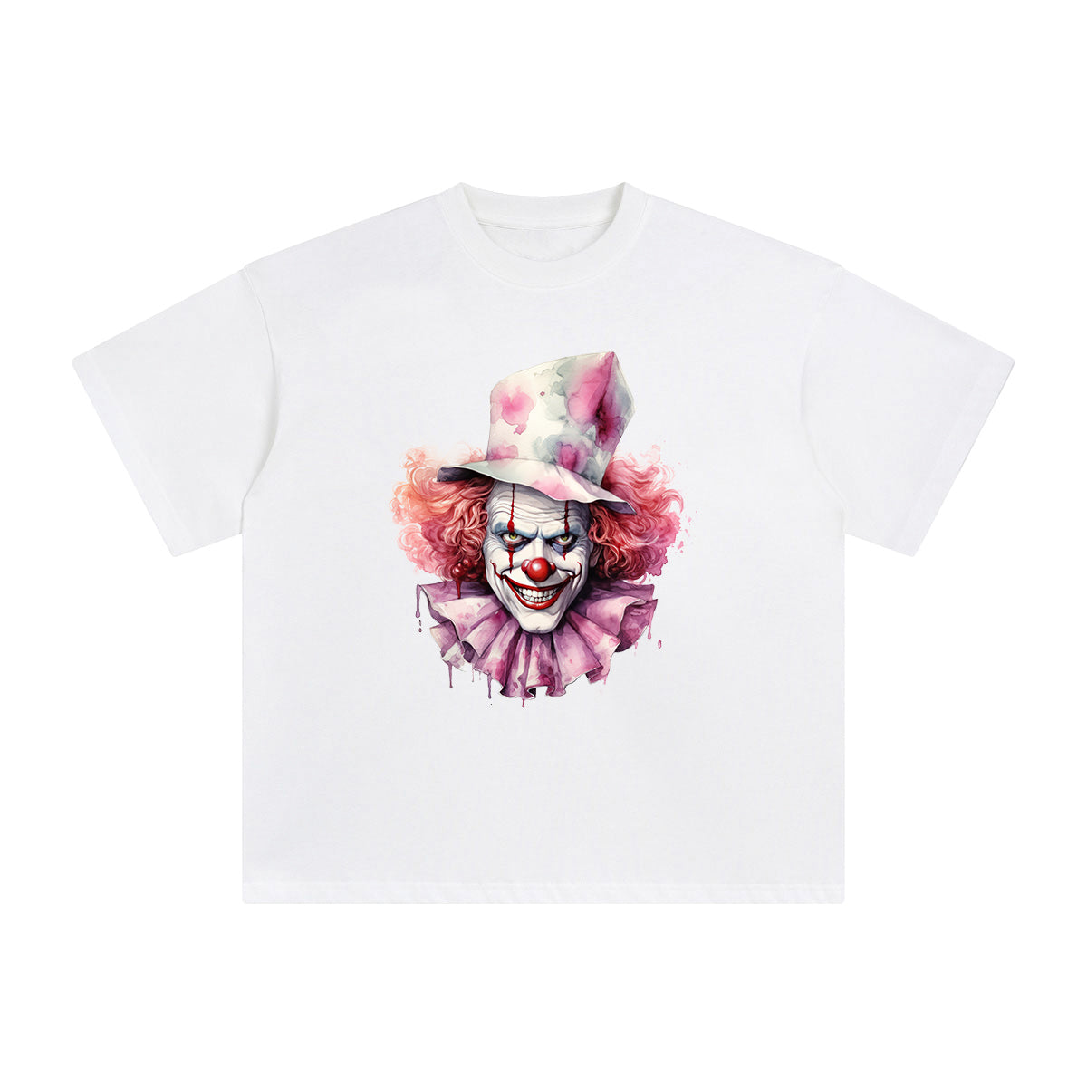 Pink Clown Graphic Tee-INNBLAC Fashion Apparel