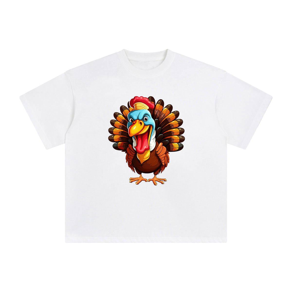 Funny Turkey Graphic Tee-INNBLAC Fashion Apparel