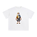 Grandpa Diving Comic Graphic Tee-INNBLAC Fashion Apparel