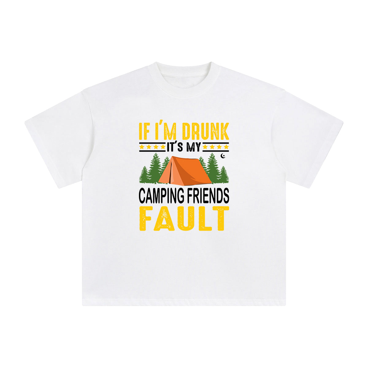 Camping & Quote Graphic Tee-INNBLAC Fashion Apparel