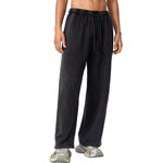 Stone Wash Straight Leg Joggers