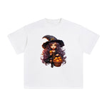Witch Girl Graphic Tee-INNBLAC Fashion Apparel