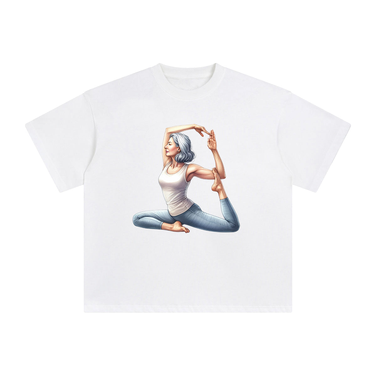 Yoga Mom Comic Graphic Tee-INNBLAC Fashion Apparel