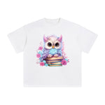 Fairy Owl Graphic Tee-INNBLAC Fashion Apparel