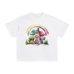 Rainbow Christmas Graphic Tee-INNBLAC Fashion Apparel