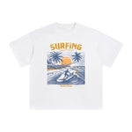Surfing Perfect Waves Pacific Ocean Graphic Tee-INNBLAC Fashion Apparel