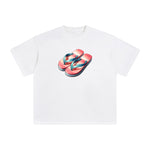 Summer Vacation Slippers Graphic Tee-INNBLAC Fashion Apparel