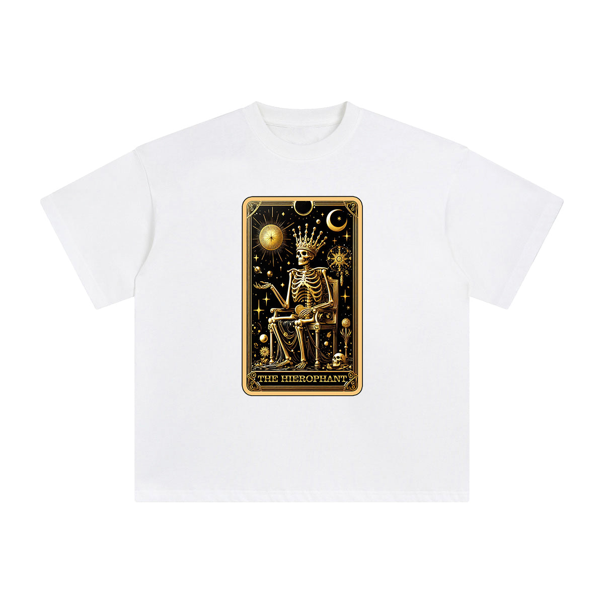 The Hierophant Card Graphic Tee-INNBLAC Fashion Apparel