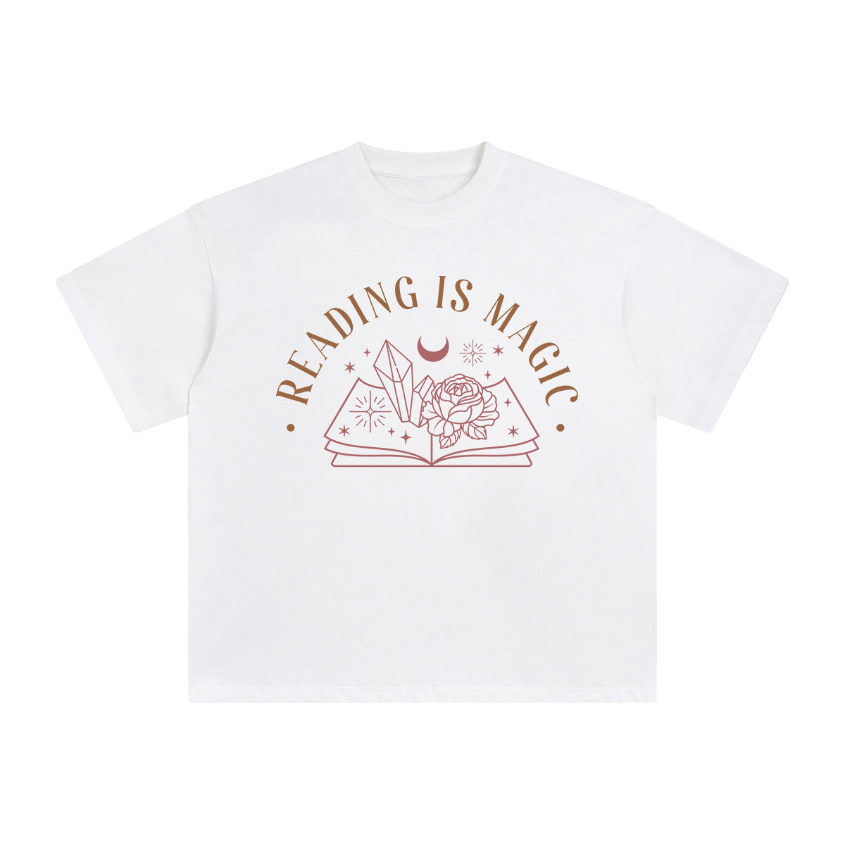 Reading Is Magic Graphic Tee-INNBLAC Fashion Apparel
