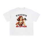 Retro Women With Axe Graphic Tee-INNBLAC Fashion Apparel