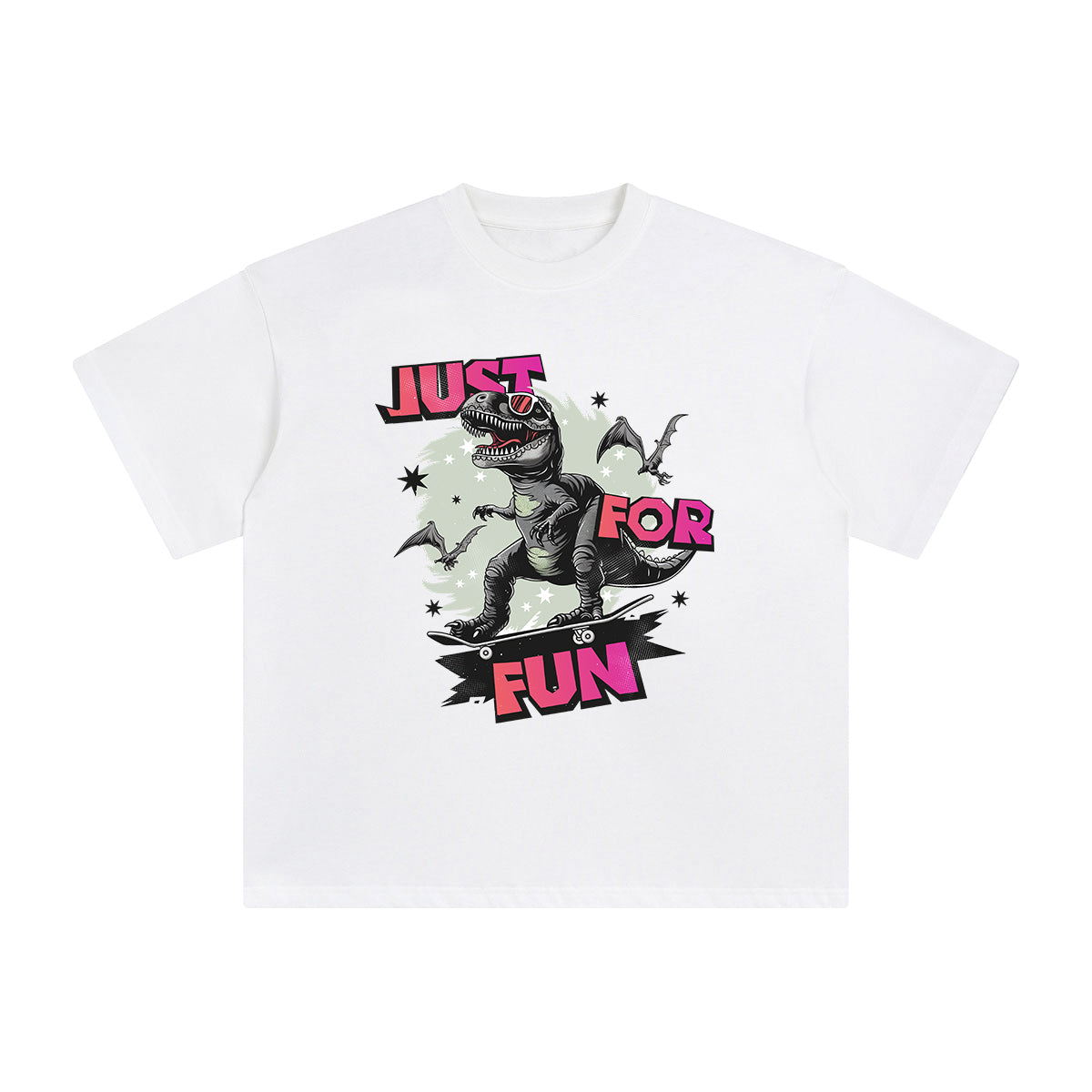 Just For Fun Graphic Tee-INNBLAC Fashion Apparel