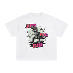 Just For Fun Graphic Tee-INNBLAC Fashion Apparel
