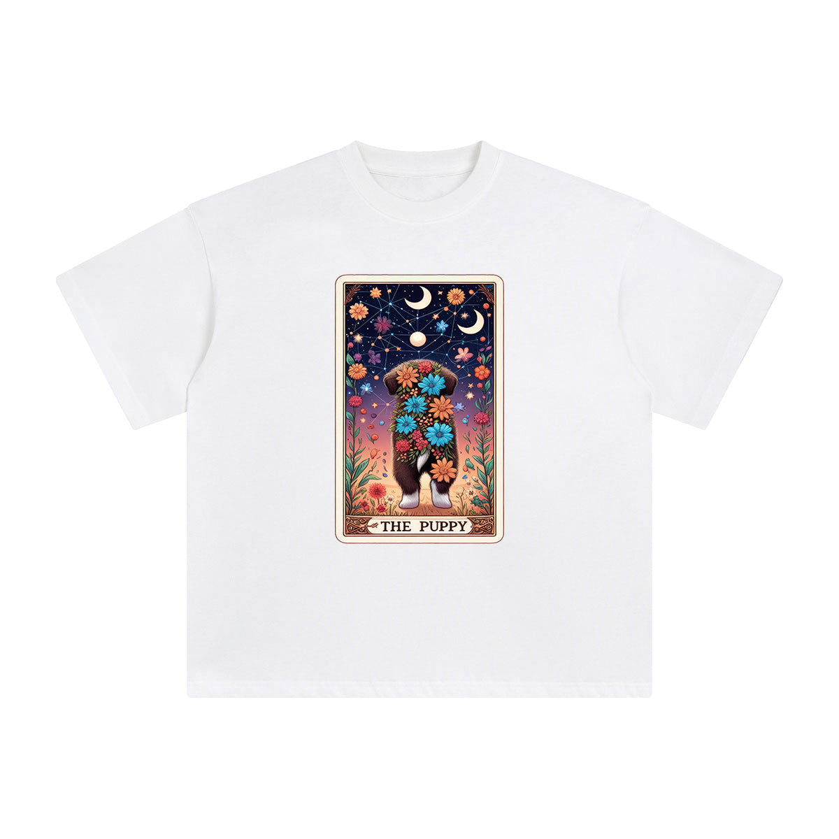 The Puppy Card Graphic Tee-INNBLAC Fashion Apparel