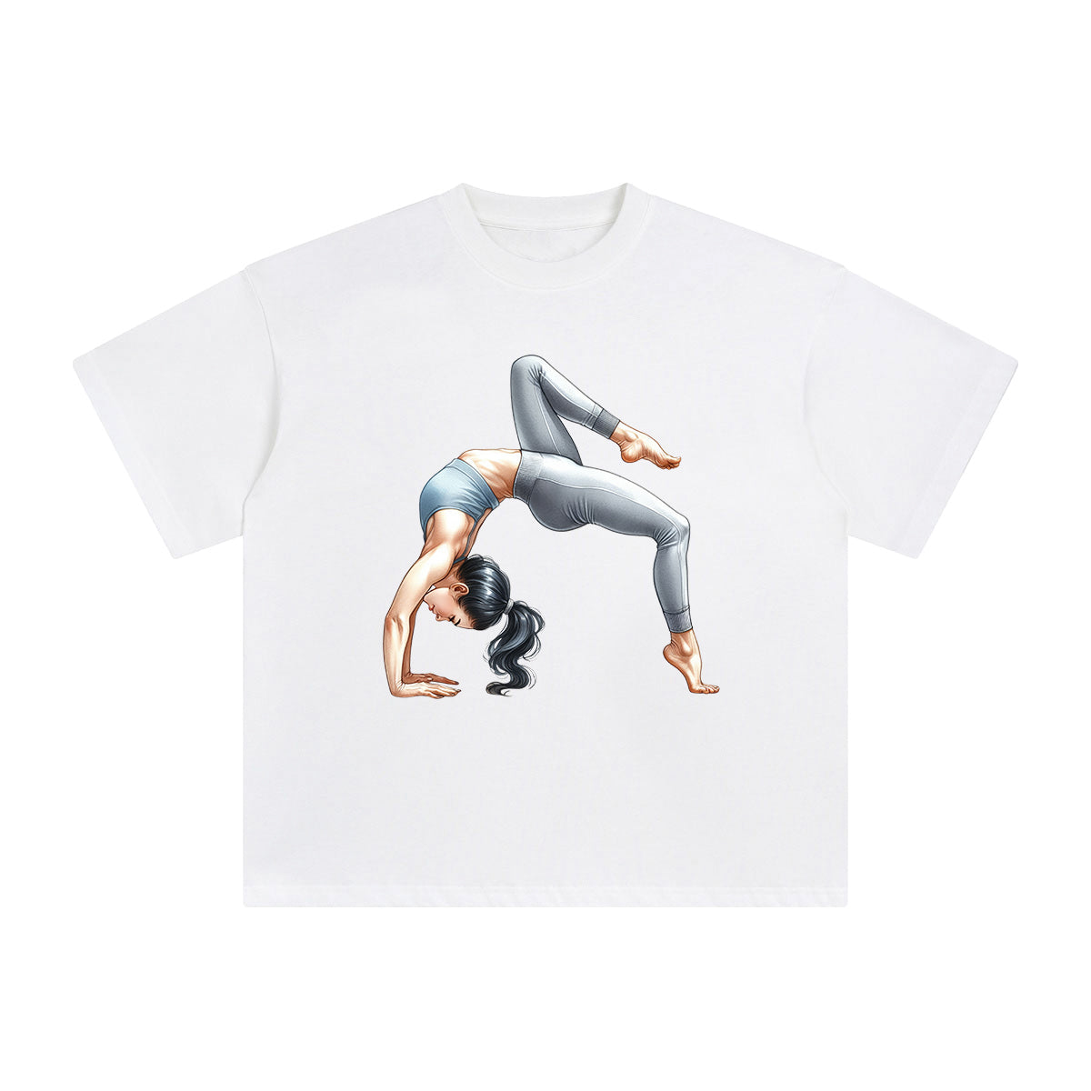 Yoga Mom Comic Graphic Tee-INNBLAC Fashion Apparel