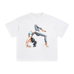 Yoga Mom Comic Graphic Tee-INNBLAC Fashion Apparel