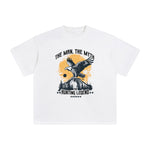 Eagle Spreads Wings Graphic Tee-INNBLAC Fashion Apparel